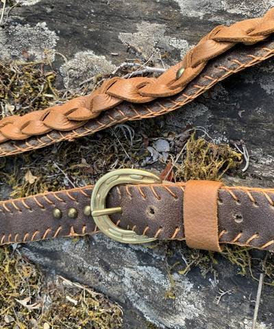 Earth and Sky Messenger Leather Bag image 6