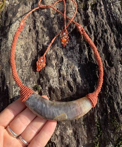 Heart Of Hekates Dark Moon Necklace image 1