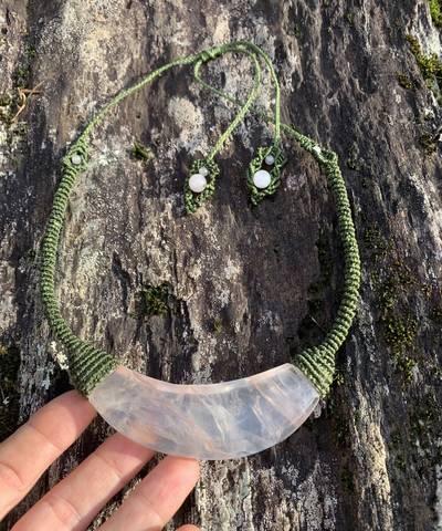 Aphrodite’s Heart Moon Necklace image 1