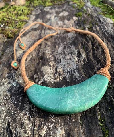 Green Amazonite Artemis Necklace image 2