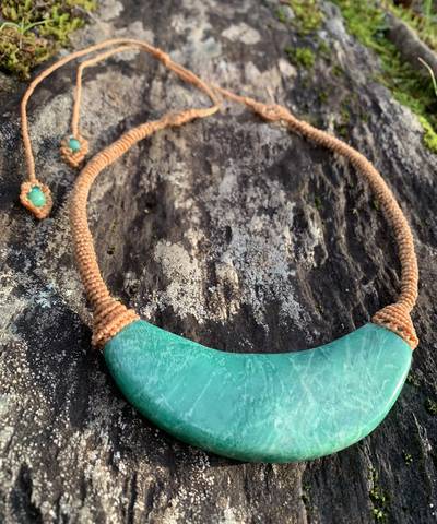 Green Amazonite Artemis Necklace image 3