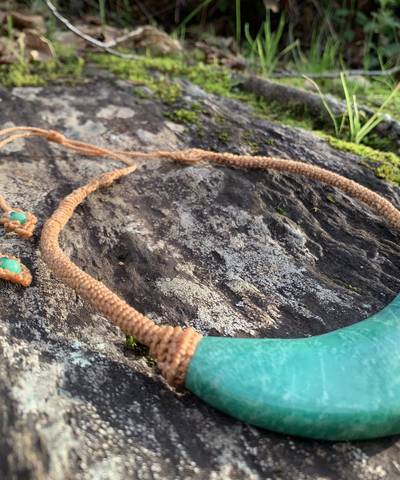 Green Amazonite Artemis Necklace image 4