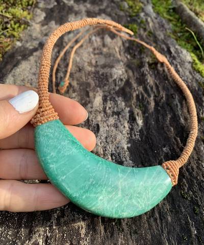 Green Amazonite Artemis Necklace image 7