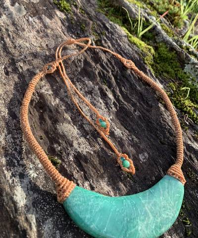 Green Amazonite Artemis Necklace image 8