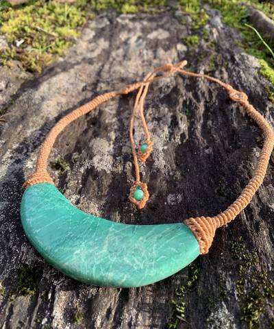 Green Amazonite Artemis Necklace image 9