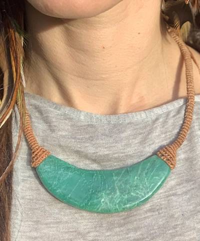 Green Amazonite Artemis Necklace image 5