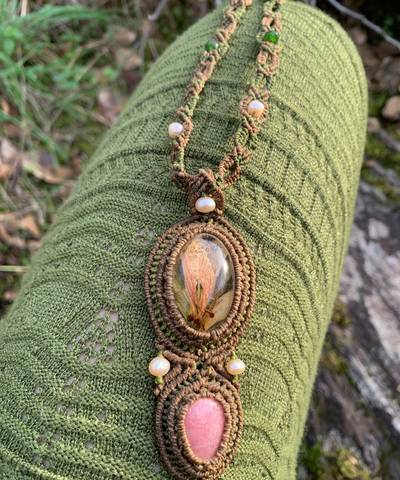 Whisper of the Forest Heart Necklace image 2