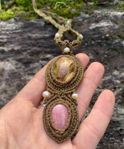 Whisper of the Forest Heart Necklace image 1