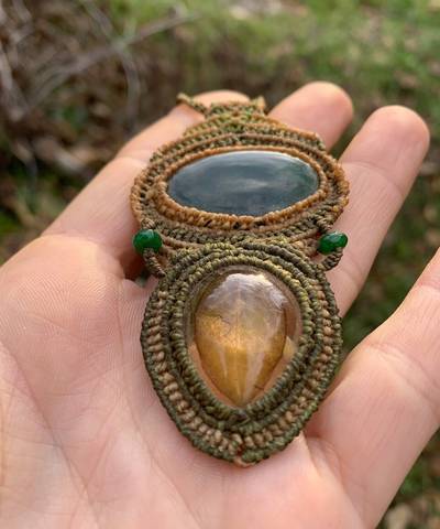 Jade of the Silent Grove Necklace image 5