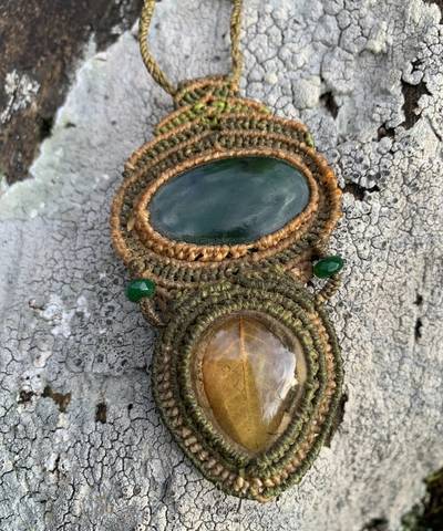 Jade of the Silent Grove Necklace image 4