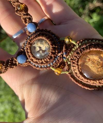 Spell of Leaves and Light Necklace image 2