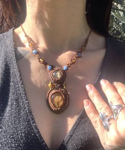 Spell of Leaves and Light Necklace image 6