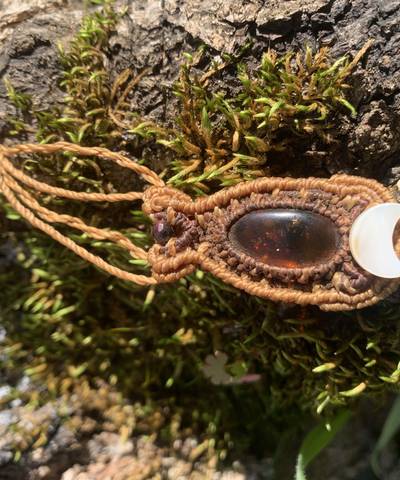 Lunula of the Old Sea Micro Necklace image 5