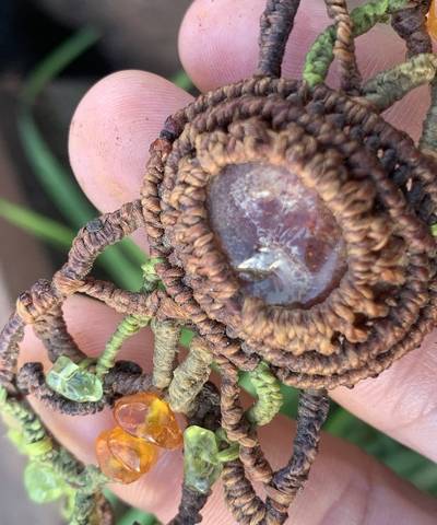 Honey and Moss Elven Bracelet image 10